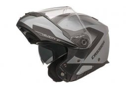 Cassida Velocity ST 2.1 stříbrná titanium černá, plexi s přípravou pro Pinlock vyklápěcí helma