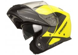 Cassida Velocity ST 2.1 žlutá fluo černá, plexi s přípravou pro Pinlock vyklápěcí helma