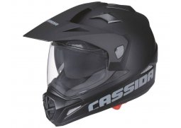 Cassida Tour 1.1 černá matná, plexi s přípravou pro Pinlock enduro helma