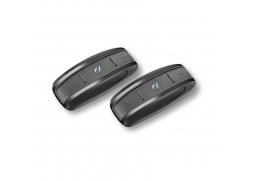 Bluetooth handsfree pro uzavřené a otevřené přilby CellularLine Interphone SHAPE, Twin Pack