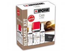 Ipone Helmet pack - Spray Helmet'Out, Spray Helmet'In, VisorRainOf, microfieber utěrka