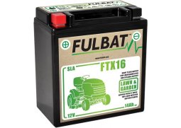 motobaterie Fulbat, FTX16 SLA (Husquarna), 14Ah, levá, bezúdržbová MF AGM, 150x87x161, (aktivovaná ve výrobě)