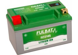motobaterie litiová Fulbat LiFePO4 12V, 5Ah, 350A, hmotnost 0,85 kg, 150x87x93 mm nahrazuje typy: (CTZ12S-BS, CTZ14S-BS)