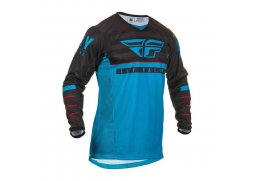 FLY RACING Kinetic K120 2020 dres na motokros, barva modrá černá červená