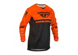 FLY RACING Kinetic K120 2020 dres na motokros, barva oranžová černá bílá