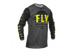 FLY RACING Kinetic K220 2020 dres na motokros, barva černá šedá hi-vis