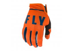 FLY RACING LITE 2020 rukavice na motokros, barva oranžová navy
