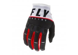 FLY RACING KINETIC K120 2020 rukavice na motokros, barva černá bílá červená