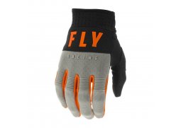 FLY RACING F-16 2020 rukavice na motokros, barva šedá černá oranžová
