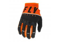FLY RACING KINETIC K120 2020 rukavice na motokros, barva oranžová černá bílá