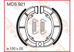 TRW MCS921 brzdové pakny čelisti na motorku