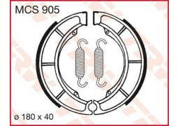 TRW MCS905 brzdové pakny čelisti na motorku