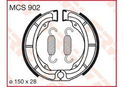 TRW MCS902 brzdové pakny čelisti na motorku