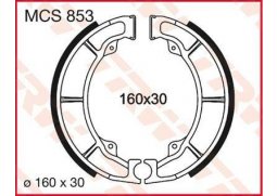 TRW MCS853 brzdové pakny čelisti na motorku