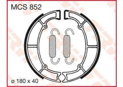 TRW MCS852 brzdové pakny čelisti na motorku