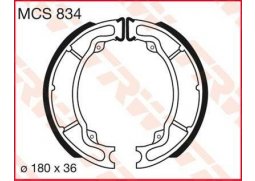 TRW MCS834 brzdové pakny čelisti na motorku