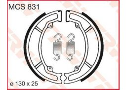 TRW MCS831 brzdové pakny čelisti na motorku