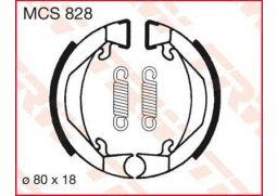 TRW MCS828 brzdové pakny čelisti na motorku