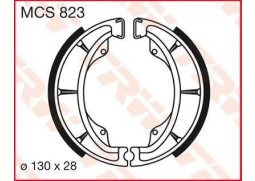TRW MCS823 brzdové pakny čelisti na motorku