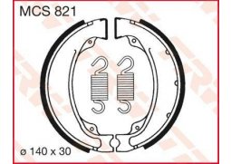 TRW MCS821 brzdové pakny čelisti na motorku
