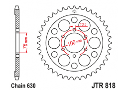 JT JTR818.41 Zadní kolečko (rozeta), 41 zubů, 630
