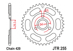 JT JTR255.26 Zadní kolečko (rozeta), 26 zubů, 420