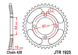 JT JTR1925.51 Zadní kolečko (rozeta), 51 zubů, 428