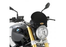 Kappa 100ALBK černé eloxované univerzální plexi Race Cafe, pro naked motorky 20,5 x 26,5 cm (VxŠ) YAMAHA XSR 700 rok 16-19