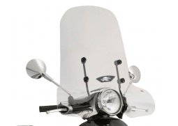 Kappa 5608AK přední plexi, čiré 50 x 69 cm (VxŠ) pro PIAGGIO Vespa Primavera 50 125 150 (14-19) PIAGGIO VESPA 125 PRIMAVERA rok 14-20