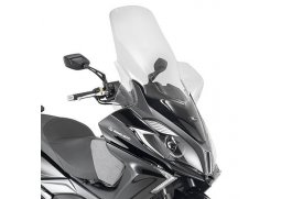 Kappa KD6107ST přední plexi, čiré 92,5 x 63,5 cm (VxŠ) pro KYMCO Downtown ABS 125i / 350i (15-19)