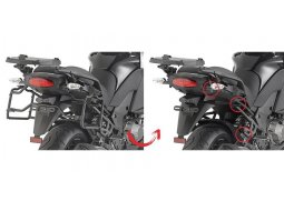 Kappa KLXR4113 rychle odepínatelné držáky bočních kufrů pro kufry K33 MONOKEY pro KAWASAKI Versys 1000 (15-16)