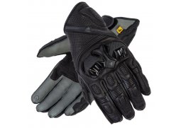 Kožené rukavice Rebelhorn ST SHORT černé šedé rukavice