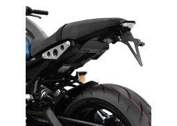 Držák SPZ YAMAHA XSR 900 16-19, nastavitelný, černý, s držákem odrazky