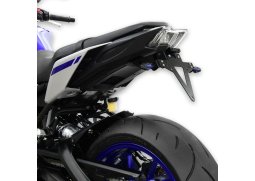 Držák SPZ YAMAHA MT-09 17-20, nastavitelný, černý, s držákem odrazky