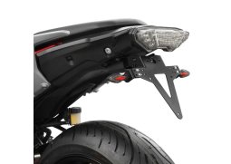 Držák SPZ YAMAHA MT-07 Tracer 16-18, nastavitelný, černý, s držákem odrazky