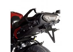 Držák SPZ YAMAHA MT-09 Tracer 15-19, nastavitelný, černý, s držákem odrazky