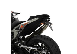 Držák SPZ KTM 790/890 R Duke 18-20, nastavitelný, černý, s držákem odrazky