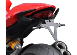 Držák SPZ DUCATI Monster 821 14-17, nastavitelný, černý, s držákem odrazky