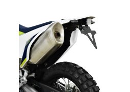 Držák SPZ HUSQVARNA 701 SM 16-19, nastavitelný, černý, s držákem odrazky