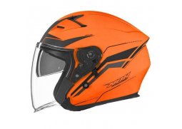 NOX N127 Late oranžová otevřená přilba na motorku