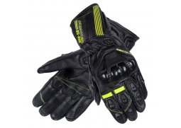 Kožené rukavice Ozone RS600, žluté černé sportovní rukavice