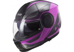 LS2 FF902 SCOPE AXIS BLACK PINK vyklápěcí přilba na motorku