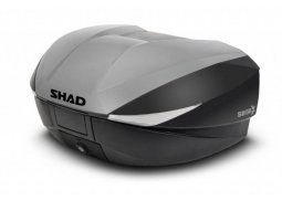 Shad Vrchní kufr na motorku s barevným krytem SH58X nový titan with PREMIUM lock