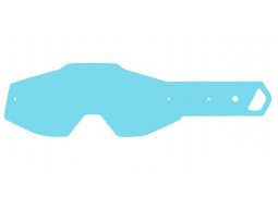 strhávací slídy plexi pro brýle 100% řady RACECRAFT/ACCURI/STRATA dospělé, Q-TECH 10 vrstev v balení, čiré