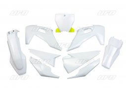 UFO kompletní plasty HUSQVARNA TC 125-250, FC 250-350-450 19, barva OEM (bílá) HUSQVARNA TC250 rok 2019