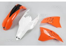 UFO kompletní plasty KTM EXC 11, barva OEM KTM EXC 200 rok 2011