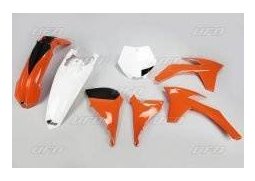 UFO kompletní plasty KTM SX/SXF 16-18, barva OEM 17 (oranžová/bílá) KTM SX 200 rok 2017