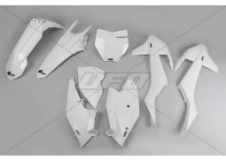 UFO kompletní plasty KTM SX/SXF 16-18 (krom SX 250 16), barva bílá KTM SX 65 rok 16-18