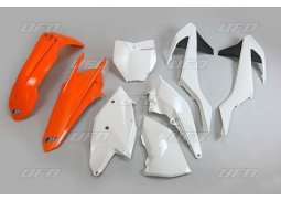 UFO kompletní plasty KTM SX/SXF 16-18 (krom SX 250 16), barva OEM 17 (oranžová/bílá) KTM SX 125 rok 16-18