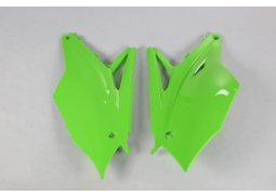 UFO boční tabulky zadní KAWASAKI KXF 450 16-18, KXF 250 17-20, barva zelená
